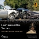 Two cars crashed into each other at an intersection. A male firefighter looking straight at the viewer.