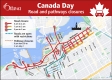 Map of downtown ottawa road and pathway closures for Canada Day
