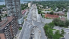 Aerial view of Richmond Road and Byron Avenue