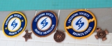  Lifesaving Society’s Bronze Star, Bronze Medallion and Bronze Cross – patches and medals.