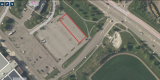 Aerial photo of winter parking location at Tony Graham Recreation Complex – Kanata – 100 Charlie Rogers Place