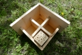 Place a wooden block in each compartment of the box