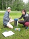 City staff opening the well cap of a drilled well