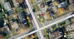 This is an image of a map showing the location of the Cumberland Sanitary Pumping Station 2 at 361 Roxdale Avenue at the intersection with Prestwick Drive.