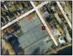 This is an image of a map showing the location of the pumping station opposite 115 Leonard Avenue.