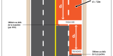 Road resurfacing diagram