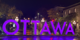 Ottawa sign solid colour