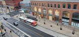 This is an image of an aerial view of the reopened Rideau Street at the corner of William Street &amp; Rideau Street.