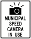 Speed camera sign