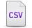 Icon de fichier CSV