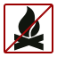 Open air fires not permitted